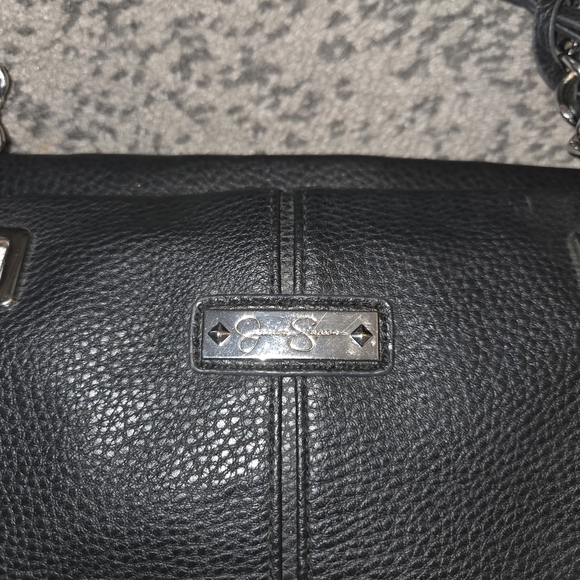 Elegant Black Leather Women's Bag Jessica Simpson FOR SALE ONLY NO TRADES - Picture 6 of 6